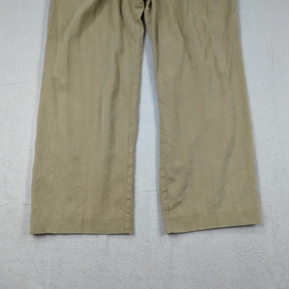 Tommy Bahama Pants Mens 38x32 Khaki Silk Casual Preppy Pleated